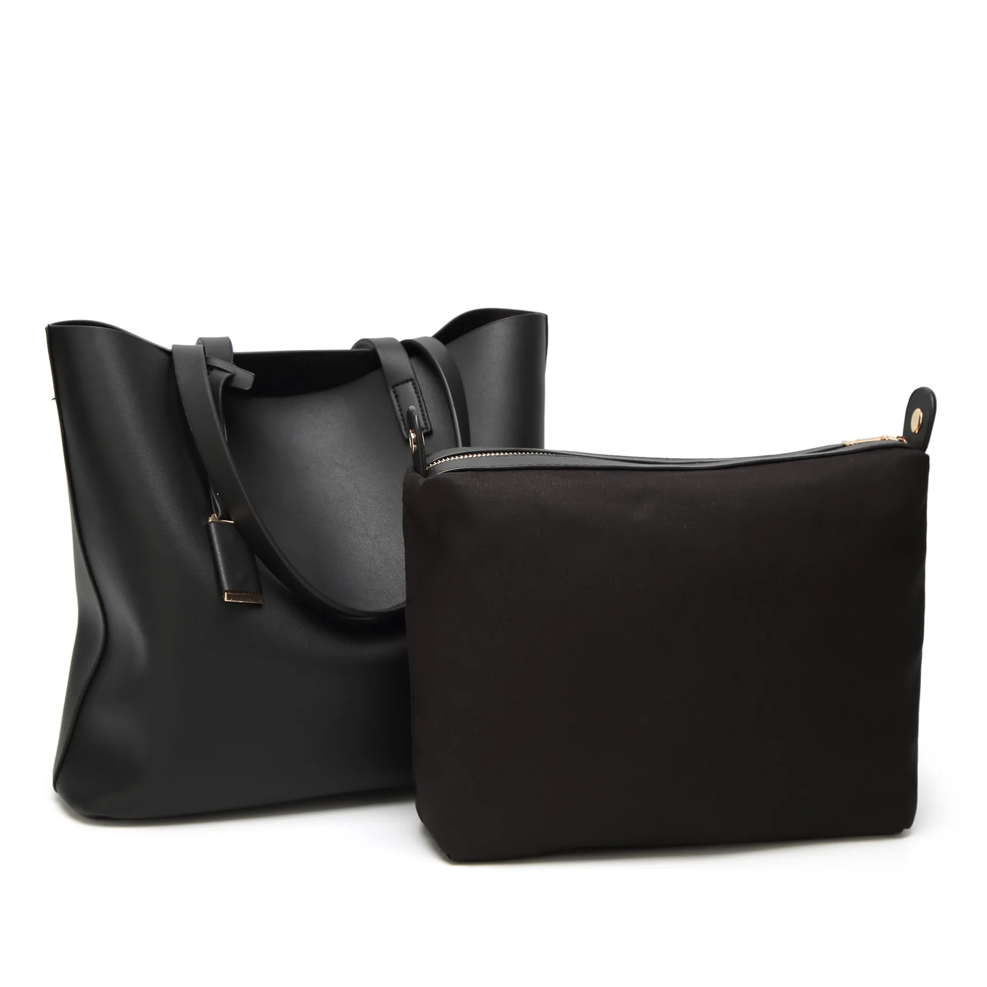 

Two-Piece women's bag fashion wild tote bag casual fashion microfiber leather ladies shoulder bag