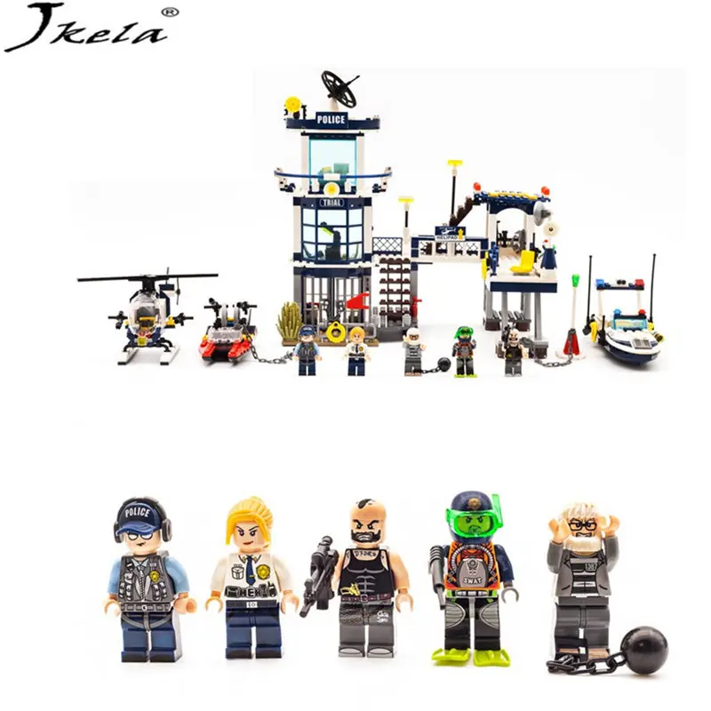 

[New] Legoings city marvelING military Police Command car base DIY Building Blocks Compatible With LegoINGly toy gifts 565
