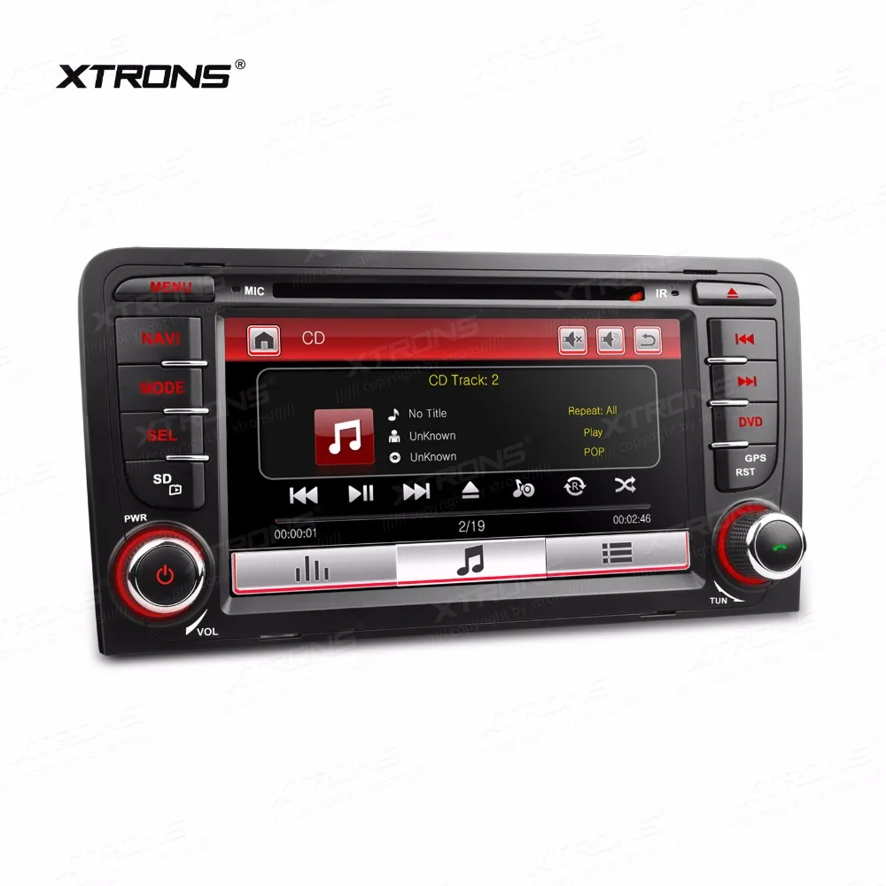 Cheap XTRONS 7 inch 2 DIN Car DVD Player GPS Navigation Radio Canbus USB SD for Audi A3 8P/A3 8P1 3-door Hatchback/S3 8P/RS3 Sportback 1