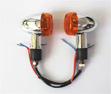 Chrome ABS Moto Indicatori di direzione Indicatore Ambra Lampeggiante Lampada Flash Per Harley Tour Glide Road Glide Road King