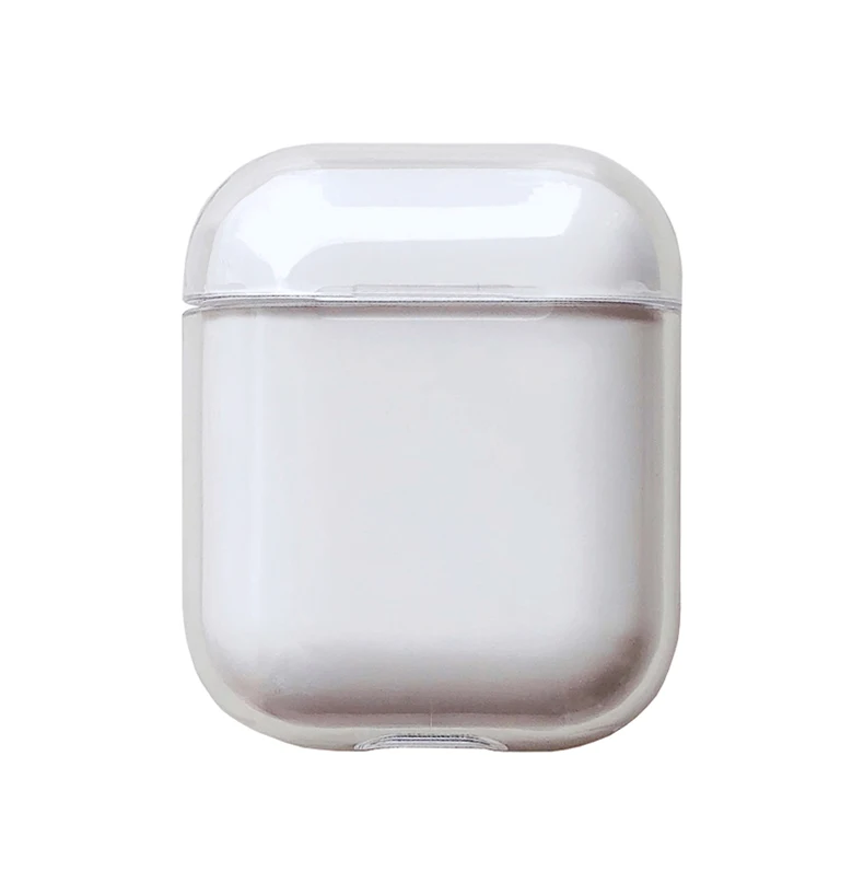 Пользовательское Имя/логотип/изображение Жесткий пластиковый Чехол для Air Pods чехол для Bluetooth беспроводной Airpod Чехол DIY индивидуальные фото буквы горячая распродажа - Цвет: Transparent01