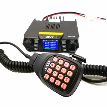 

2PCS/LOT High Power Mobile Radio QYT KT-980 plus UV Dual Band VHF 136-174/UHF 400-480MHz 25W Power DTMF Mobile Walkie Talkie