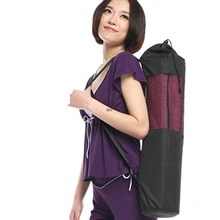 Портативный Регулируемый ремень Коврик для йоги, пилатеса нейлоновый мешок несущей сетки центр держатель INY