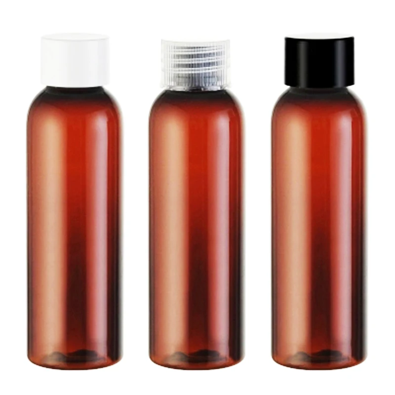 Free shipping,30pcs,60ml flip lid ordinary brown bottles, lotion