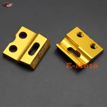 CNC Алюминий спереди тормозной шланг зажимом держатель для suzuki rm85 RM125 RMZ250 RMZ450 drz400sm e-мото