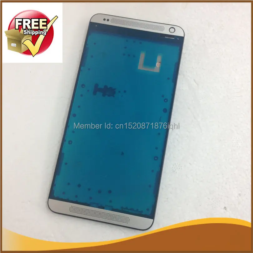 

1 pcs front frame For htc desire 7060 desire 700 Front Housing Front Frame Bezel Plate Grey White Color Free ship