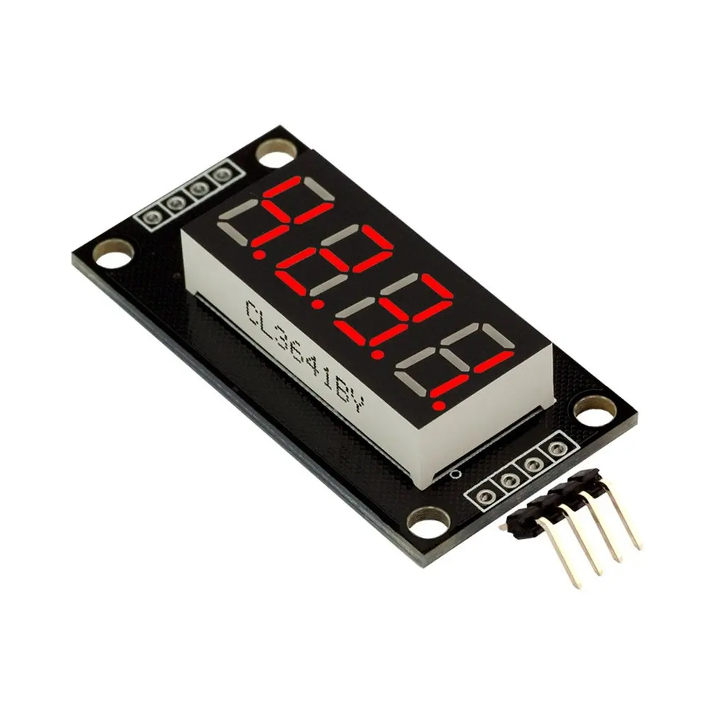 

0.36 inch TM1637 4-digit LED Digital Tube Display Module 7-Segment Digital Tube Serial Driver Board for Arduino DIY Kits