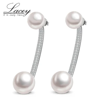 

Freshwater natural Pearl earring,Pearl with 925 Sterling Silver earrings,Birthday gift Jewelry Accessories earrings for women