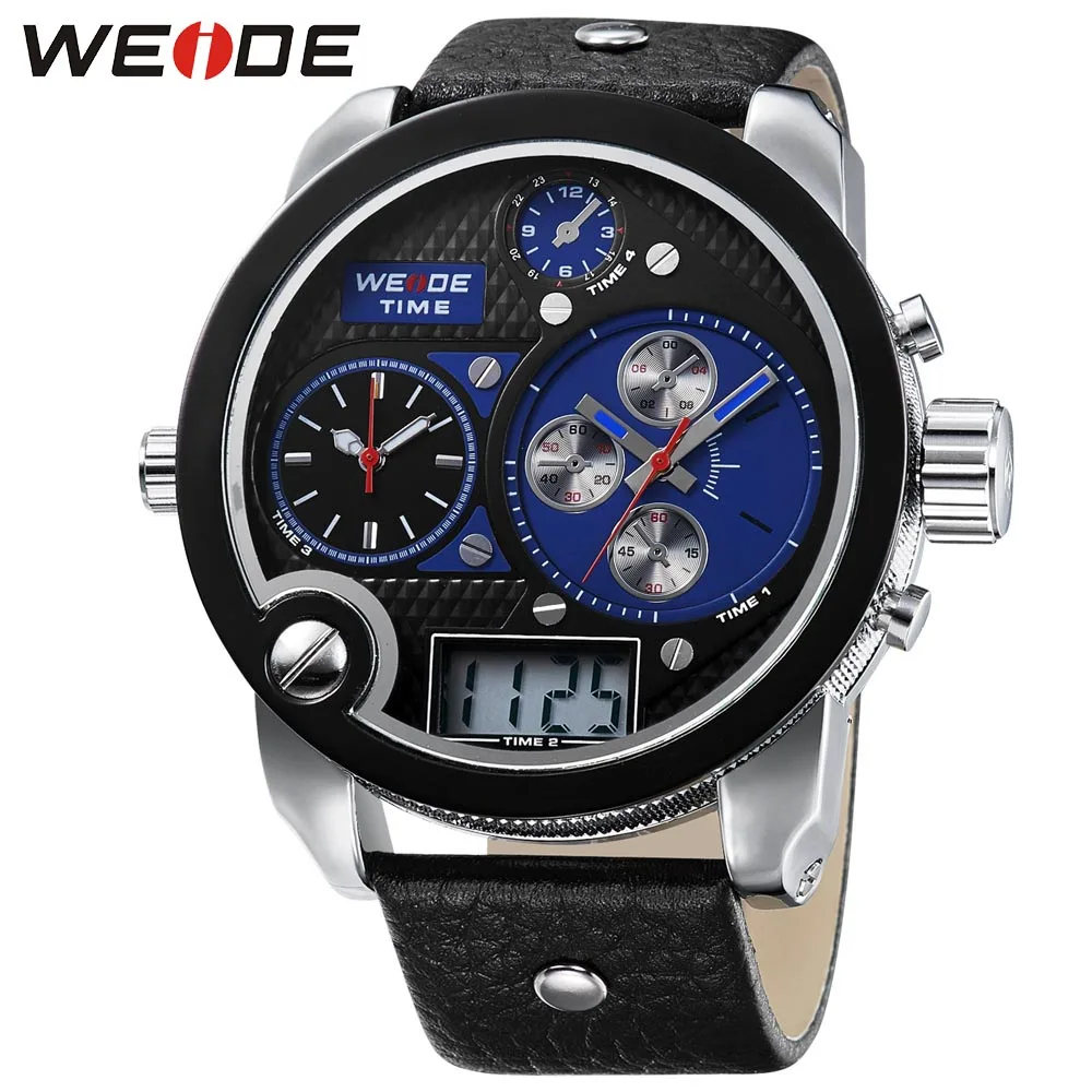 Лучшие продажи WEIDE брендовые Модные мужские спортивные часы с большим