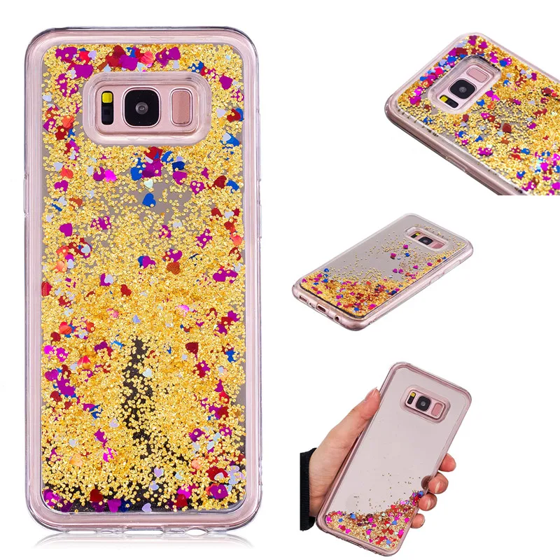 Phone Case for Samsung Galaxy S8 S8 Plus Dynamic Glitter Cover Luxury ...