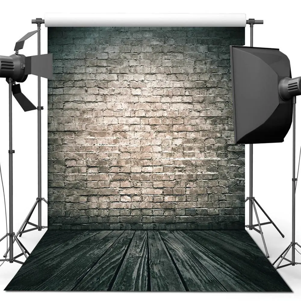 

150X210CM Photography studio Green Screen Chroma key Background Polyester Backdrop for Photo Studio Dark Brick YU002