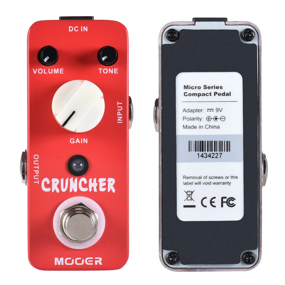MOOER хрустящий с высоким коэффициентом усиления педаль для гитарного эффекта
