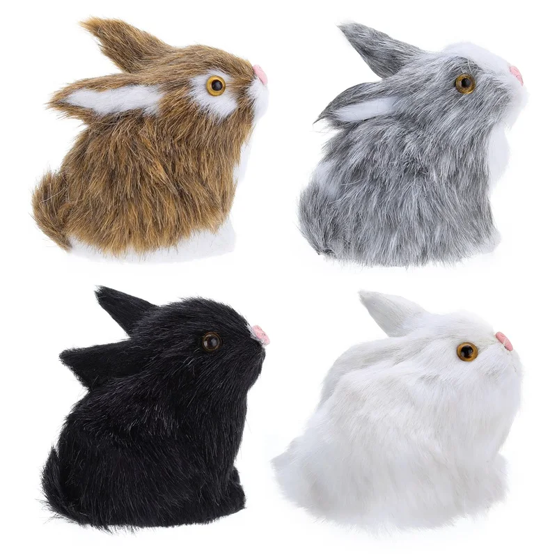 

Kids Toys Lovely Mini Simulation Rabbit Doll Plush Toy Easter Gift For Baby Cute Rabbits Stuffed Animals Gifts