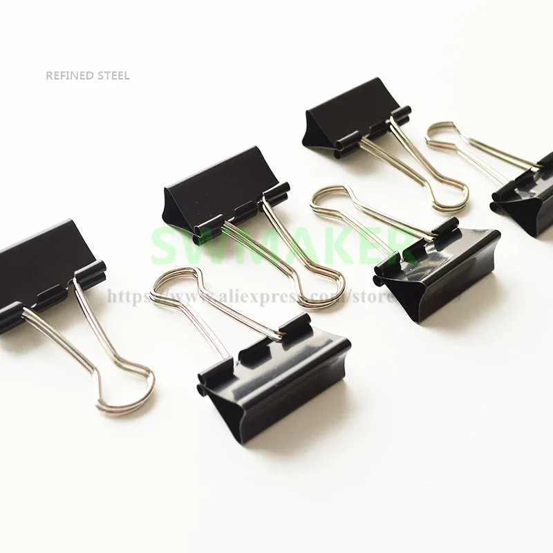 

15mm/19mm/25mm/32mm/41mm/51mm black Clips for Heatbeds Foldback Bulldog Glass Bed Clip for DIY Reprap 3D Printer