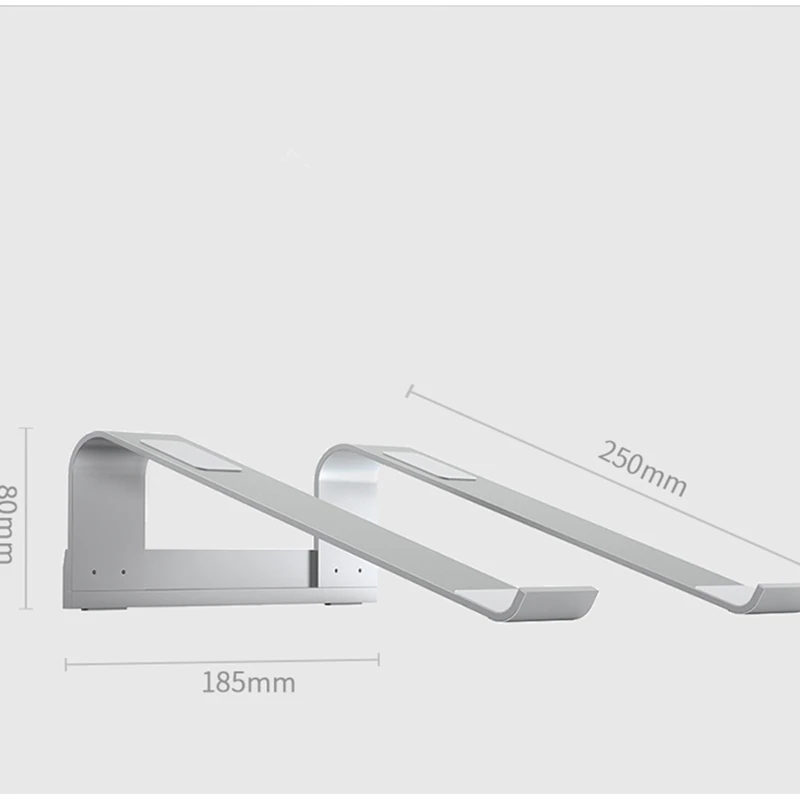 Алюминиевый держатель для ноутбука охлаждающая подставка для MacBook Air Pro 13 Pro настольная док-станция кронштейн для дома/офиса 11-1" ноутбук