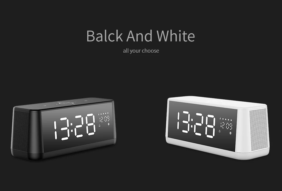 

MIFA A30 wireless Bluetooth 4.2 alarm clock digital screen portable subwoofer