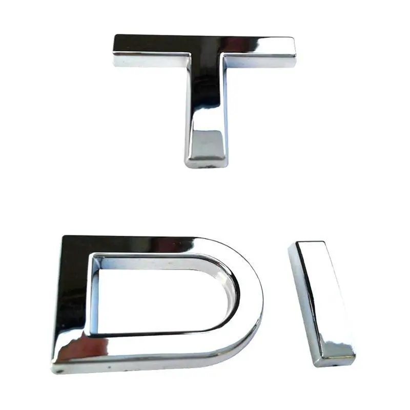 1 шт./лот ABS TDI Хромовая табличка эмблема