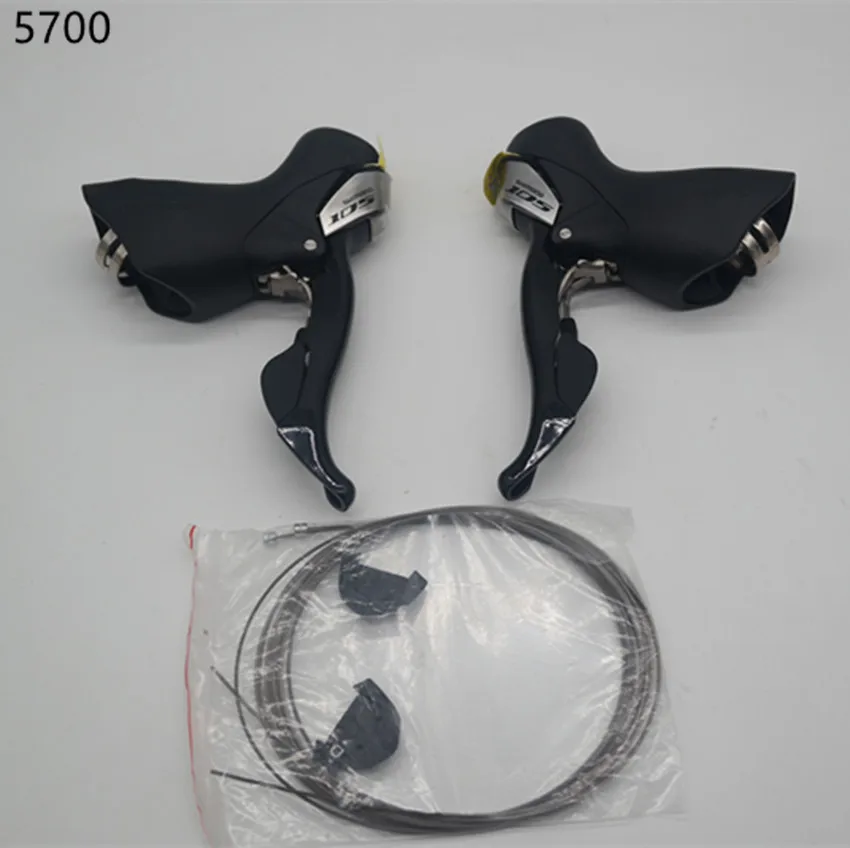 

Shimano 105 5700 st-5700 negro 10x2s 20 speed trigger conjoined DIP shifters with cables