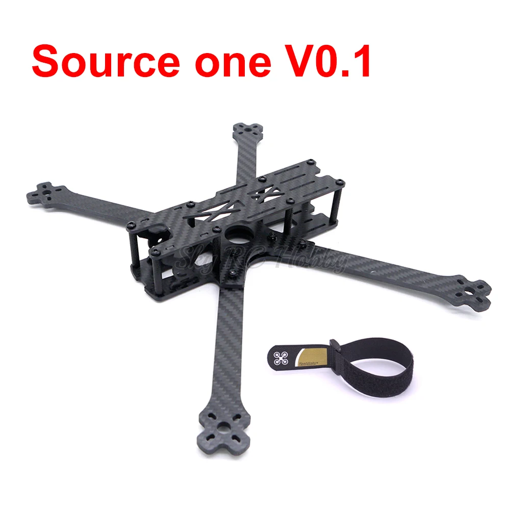 Source one 7 7inch V0.1  V0.2 300 300mm with 4mm arm X frame FPV Racing Drone Quadcopter Frame Kit (2)
