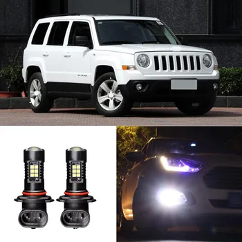 

2x Canbus H11 3030 21SMD LED DRL Daytime Running Fog Lights Bulbs Fit For Jeep Patriot 13-14