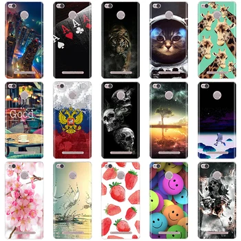 

Phone Cases For Xiaomi Redmi 3 Pro 3s Redmi 3s Cover 3D Silicon Phone Back Cover for Xiaomi Redmi 3 Pro Case Redmi 3 S Pro Case