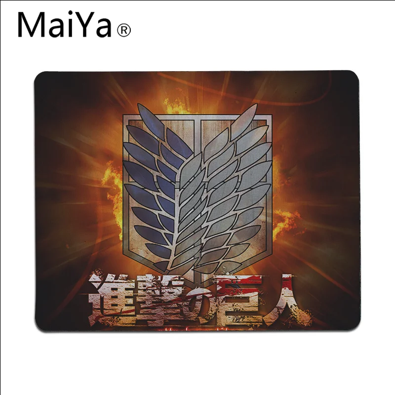 Maiya высокое качество атака на Титанов красивые коврик для мышки в стиле аниме Большой Мышь Pad клавиатуры коврики