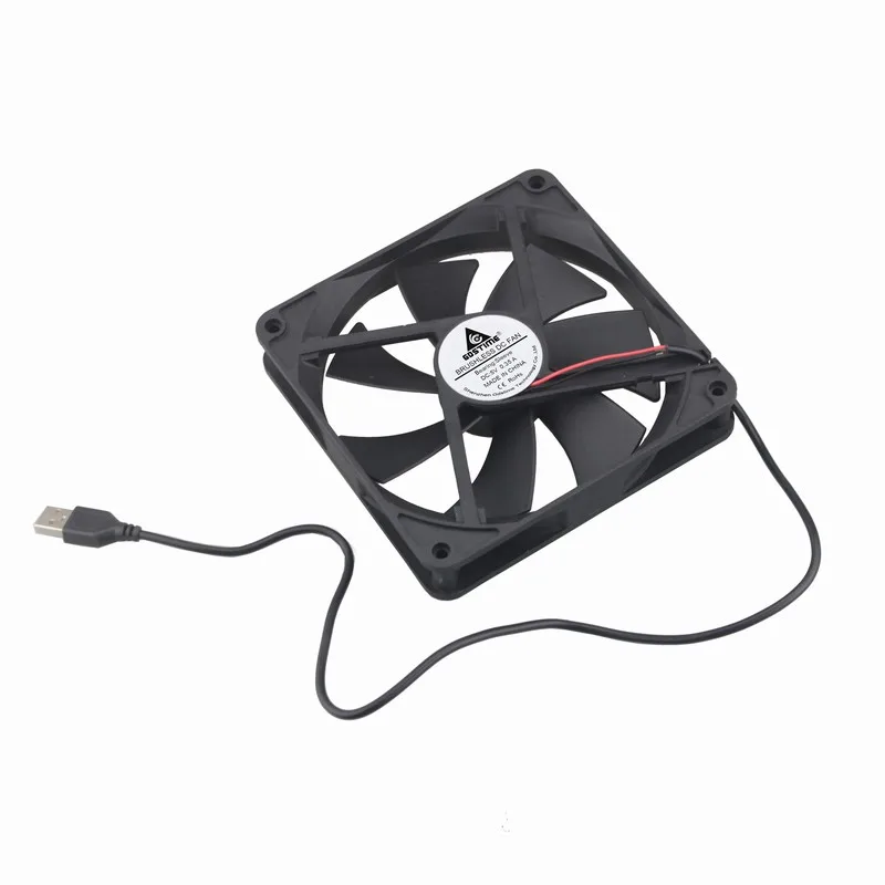 

2 Pcs Gdstime 14025s 140*140*25mm DC 5V USB CPU Computer Case Cooling Fan 140mm x 25mm Brushless Motor Cooler 14cm