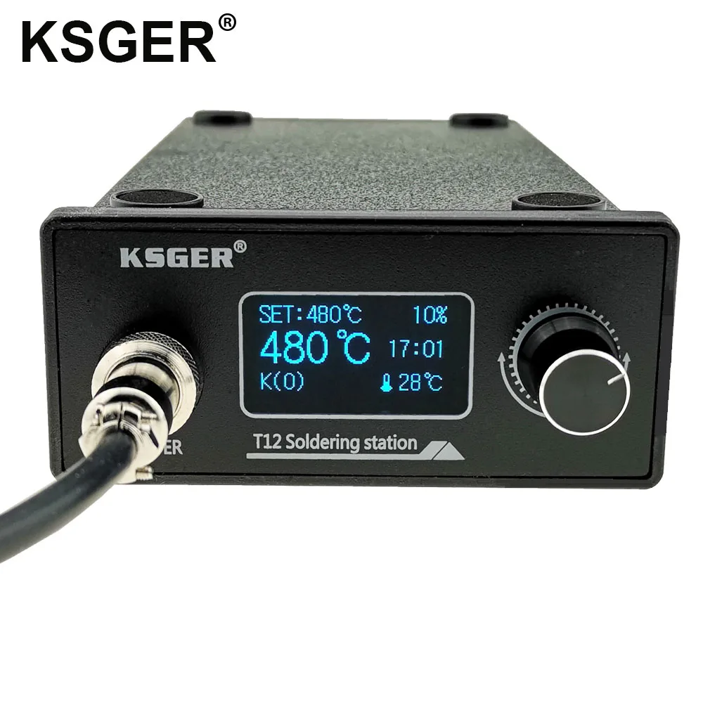KSGER T12 паяльная станция V2.0 STM32 OLED Цифровые Электрические паяльники Stings DIY