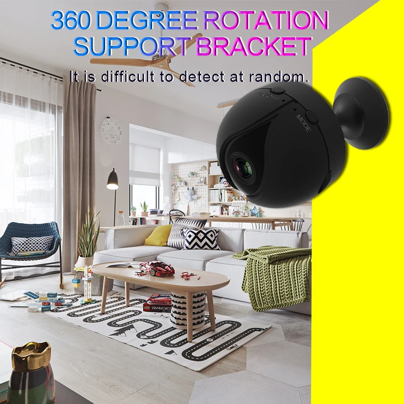 Volemer Wifi Camera 360 Degree 1080P HD Video Camera Mobile Monitoring Network Surveillance Smart IR-Cut Night Vision Ip Camera (9)