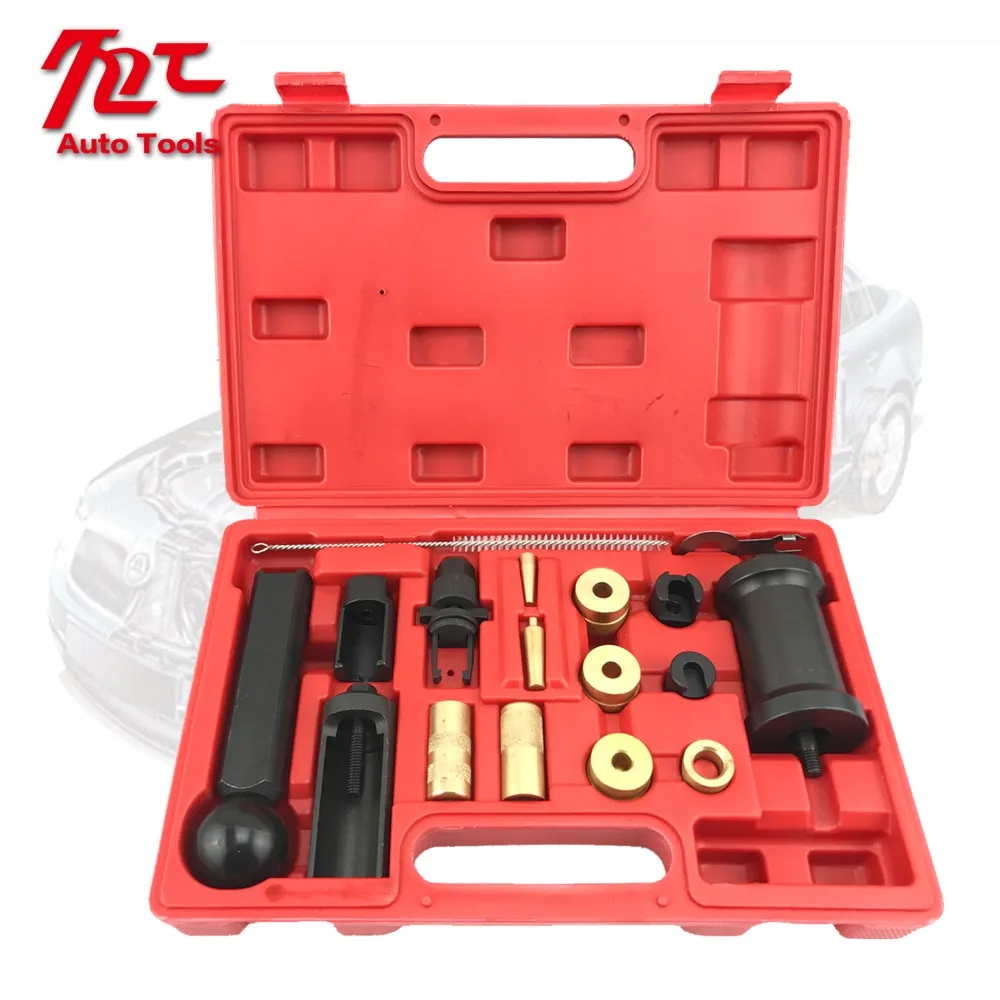 18 Piece FSI Injector Puller Set Injector Service Tool Kit for Audi Vw Engines Diesel