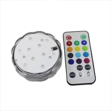 Один цвет/много цветов вечерние украшения подарок свет водонепроницаемый rgb светодиодные лампы Атмосфера+ пульт дистанционного управления использовать батарею aaa