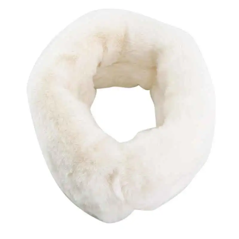 

DE087 Winter Warm Knitted Ring Scarves Thick Fleece Inside Super Elastic Knit Mufflers Men Women Children Neck Warmers Scarf