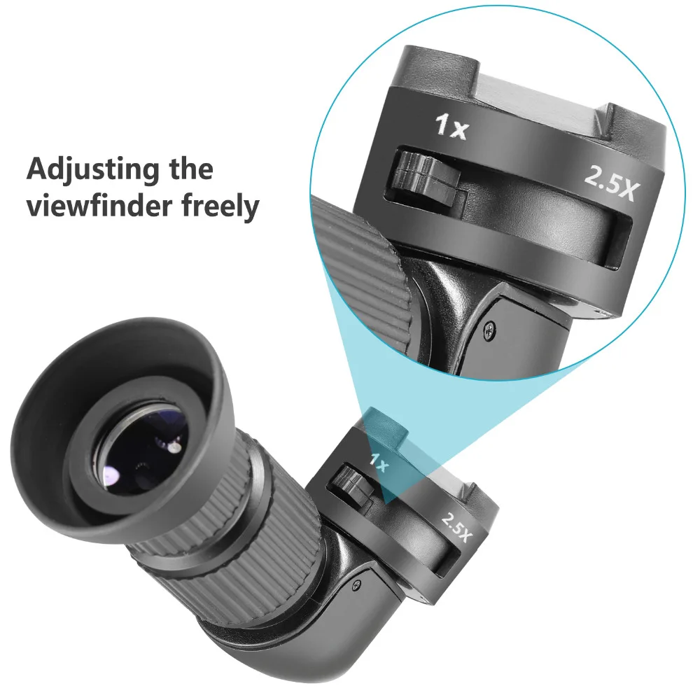Neewer Perfect 1x 2.5x прямой видоискатель для Canon Nikon и других цифровых зеркальных