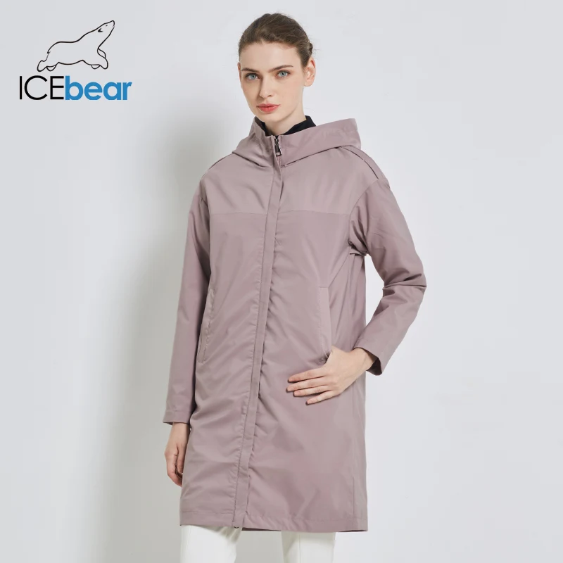 ICEbear 2019 осень новая женская ветровка свободное модное повседневное пальто для