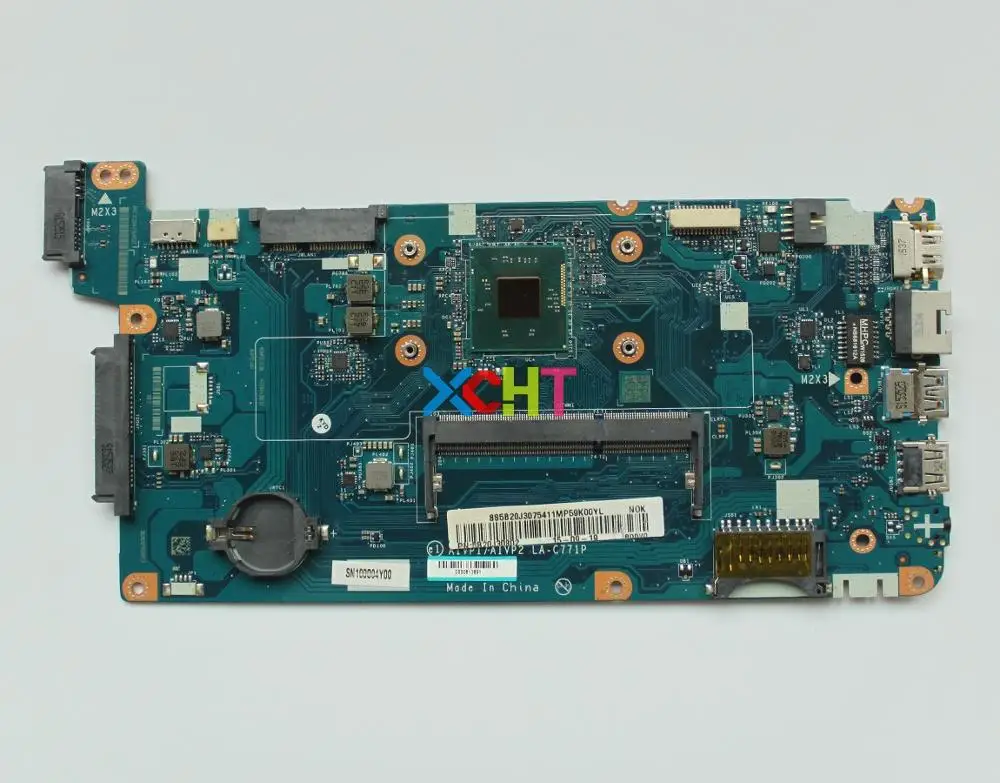 

for Lenovo 100-15IBY 5B20J30754 w N2840 AIVP1/AIVP2 LA-C771P NoteBook PC Laptop Motherboard Mainboard Tested