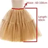 6 Layers Women Tulle Adult Tutu Skirt Summer Flare Puffy Pettiskirt Princess Ballet Party Dance Prom Gown ► Photo 2/6