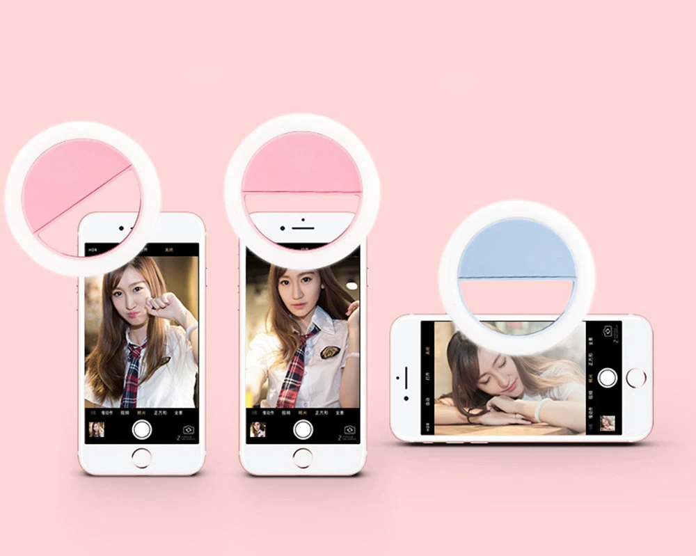 Selfie Lamp Mobile Phone Portable Flash Ring