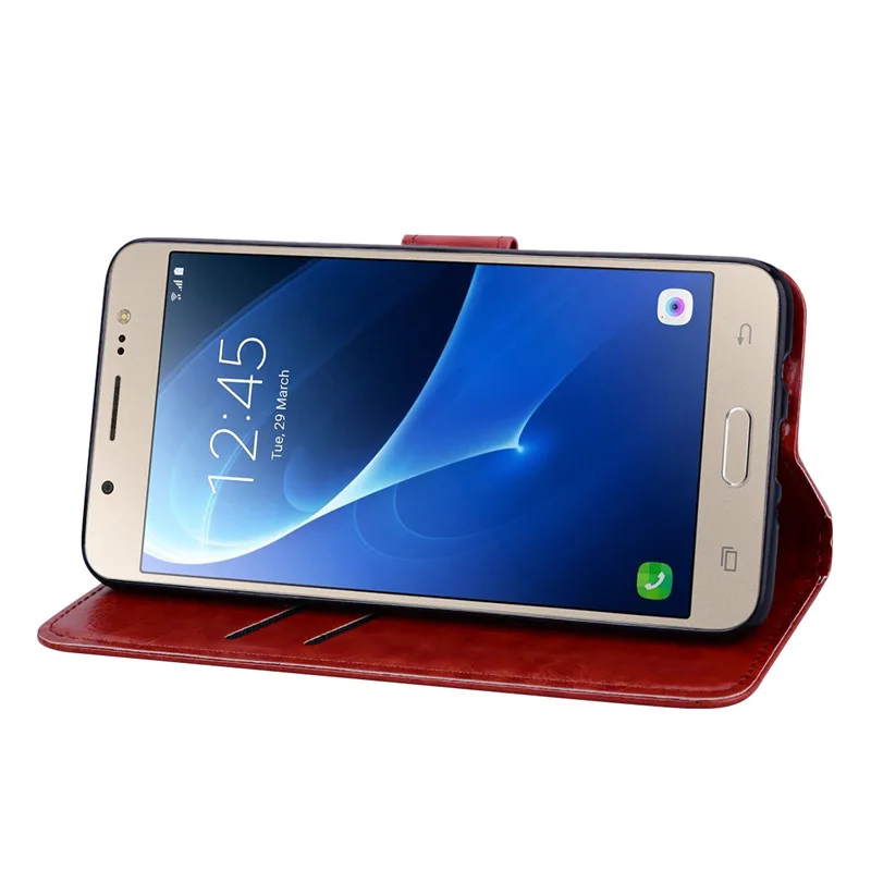 Для Funda samsung Galaxy J5 чехол J510 J510F чехол силиконовый кошелек кожаный флип-чехол для телефона для Coque samsung J5 чехол