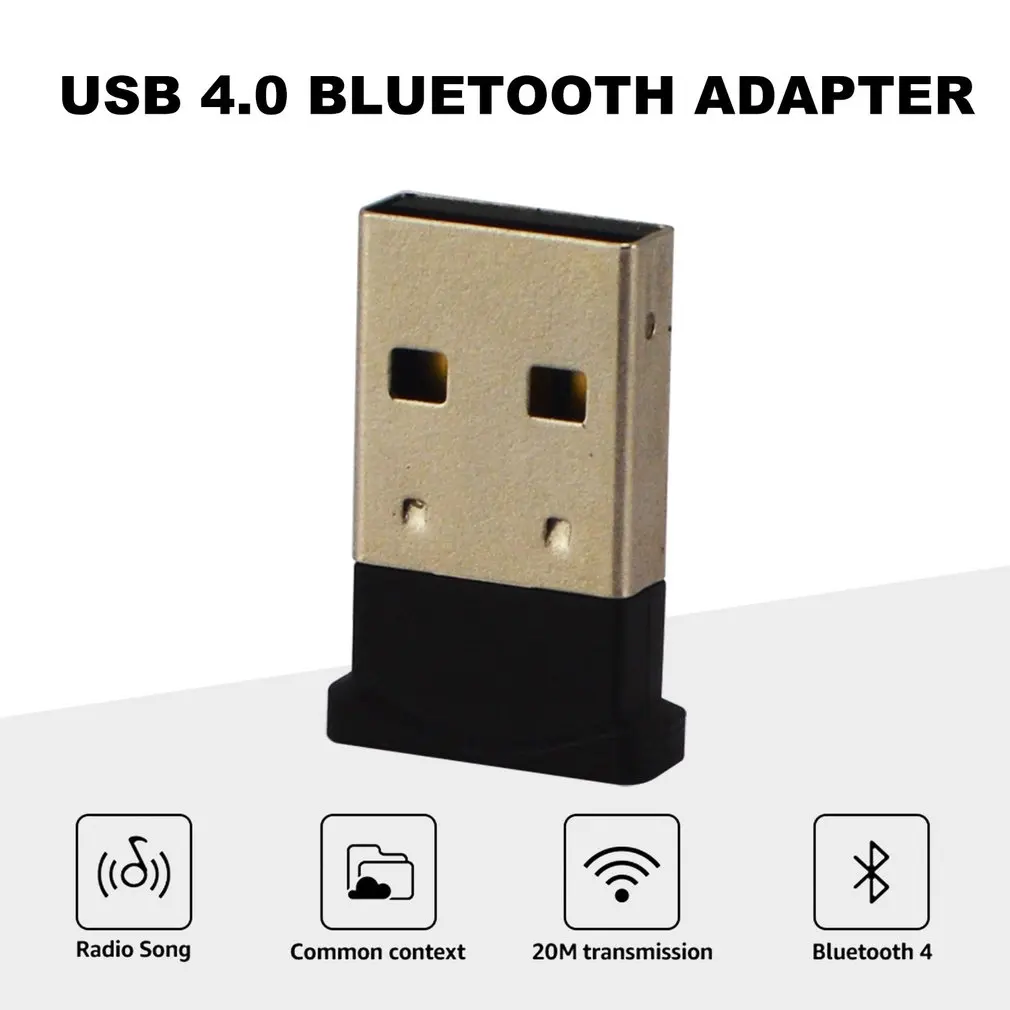 CSR4.0 USB Bluetooth адаптер 4 0 Dongle Беспроводной музыкальный звуковой приемник передатчик