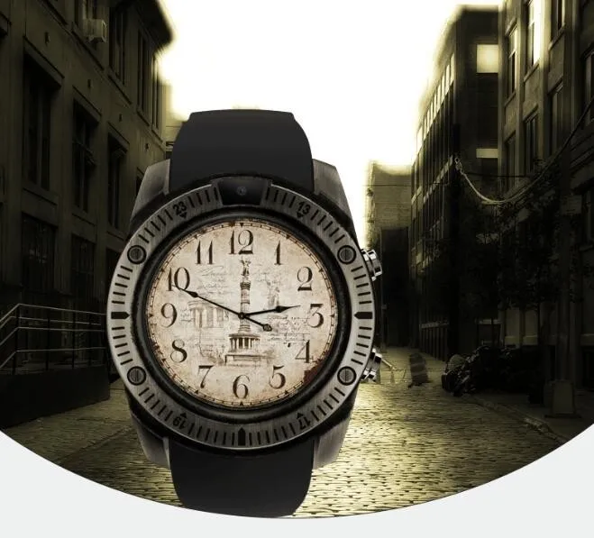 

Monitor retro Men fitness bracelet smart watch pedometer bluetooth watches smart wristband vintage android IOS With SIM Card