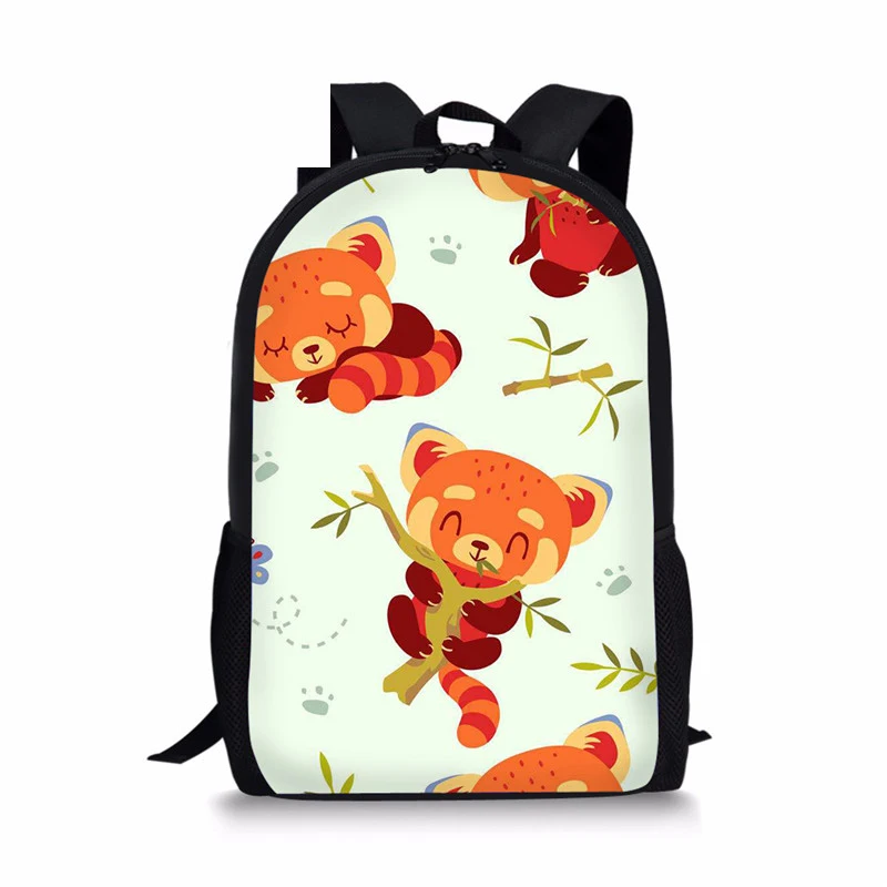 #*Cheap Cartoon Cute Panda Print Childrens Backpack Schoolbag School Bags Set Laptop Backpack girl School Bag Orthopedic Animal 3D anime