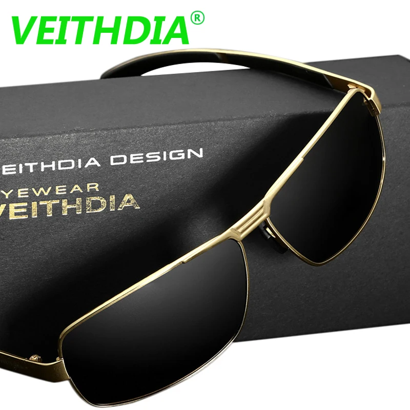 

VEITHDIA UV400 Men Polarized Sunglasses Brand Design Driving Sun Glasses Eyewear Accessories oculos de sol masculino YD2490