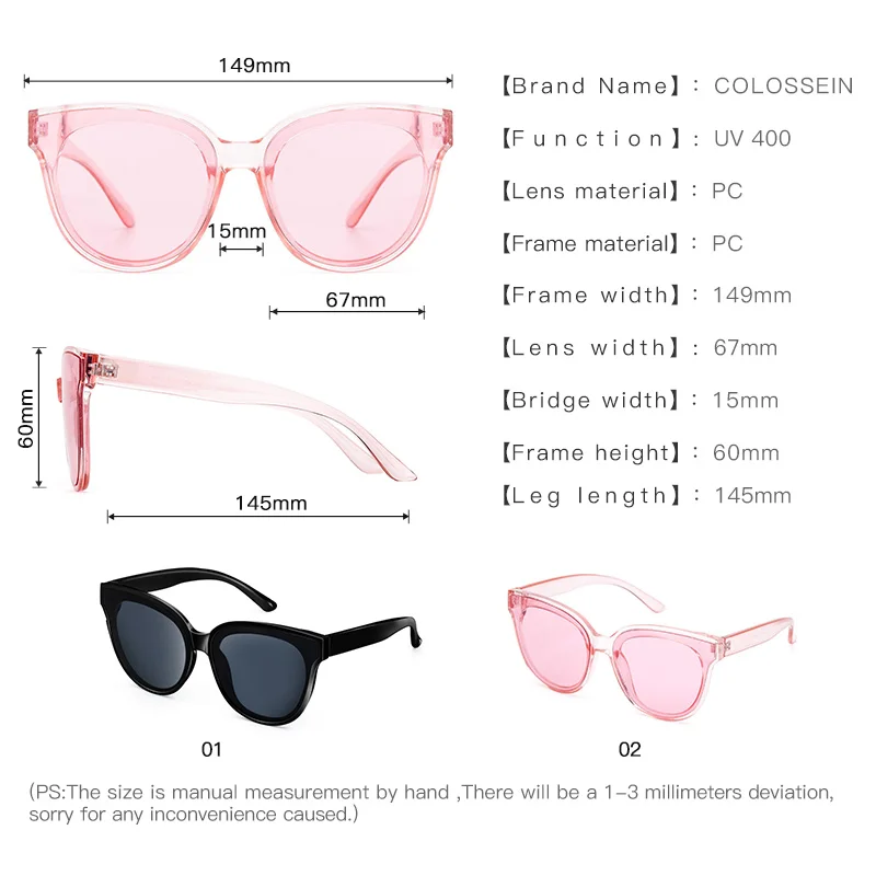 COLOSSEIN кошачий глаз роскошные солнцезащитные очки для Женщин брендовые дизайнерские ретро женские солнцезащитные очки для мужчин UV400