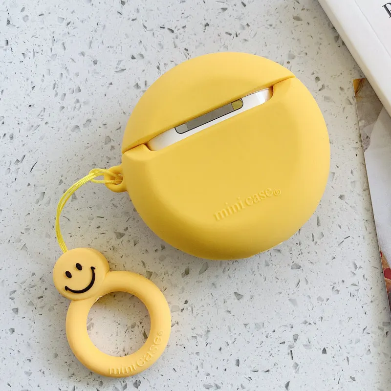 Sunshine smiley face для airpods 2 Чехол для Apple беспроводной Bluetooth защитный чехол для наушников силиконовая гарнитура коробка