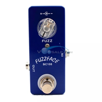 

Mosky Fuzzface Guitar Effect Pedal Micro Guitar Pedal True Bypass Switch 9V Effect Dunlop Silicon Fuzz Face Guitar Accessories