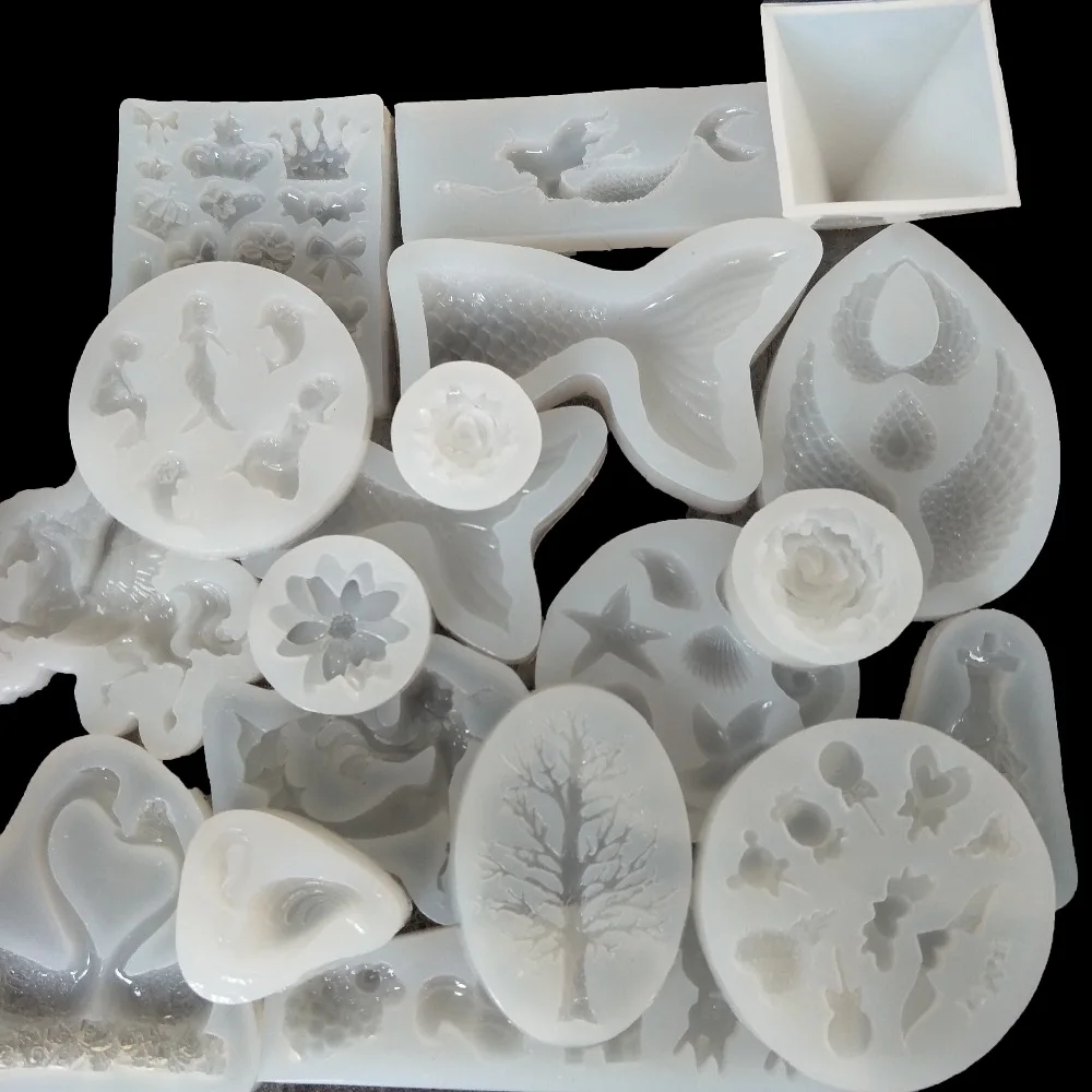 Mini moule en argile résine bricolage Bricolage, coquille de couronne