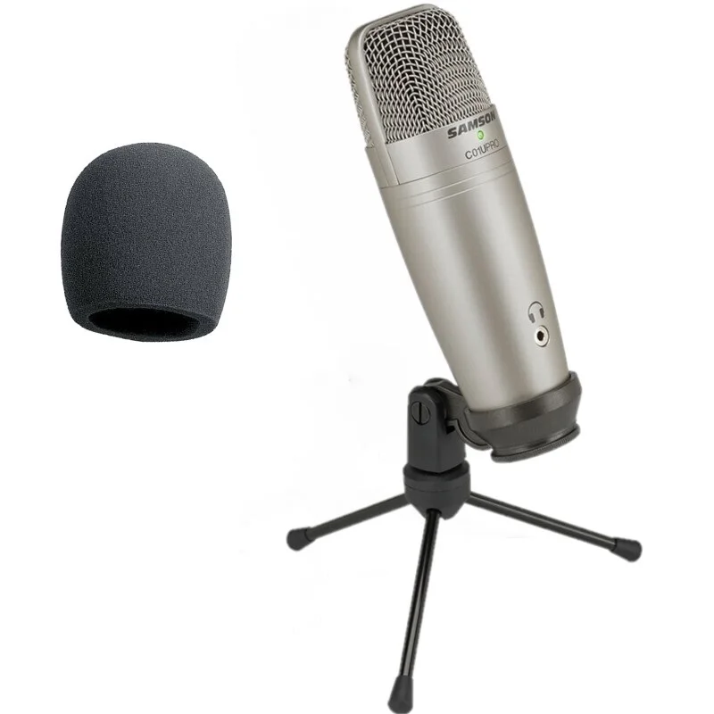 Samson C01U Pro USB Studio Condenser Microphone with Real time monitoring large diaphragm condenser microphone for broadcasting|studio condenser microphone|condenser microphoneusb studio condenser microphone - AliExpress
