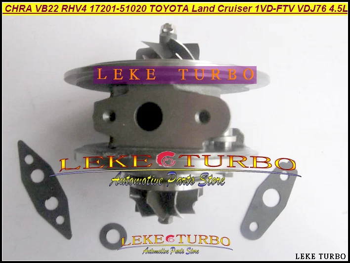 TURBO Cartridge CHRA VB22 RHV4 17201-51020 17201-51021 For TOYOTA Land Cruiser 200 D40 V8 1VD-FTV 1VDFTV VDJ76 VDJ78 VDJ79 4.5L (2)