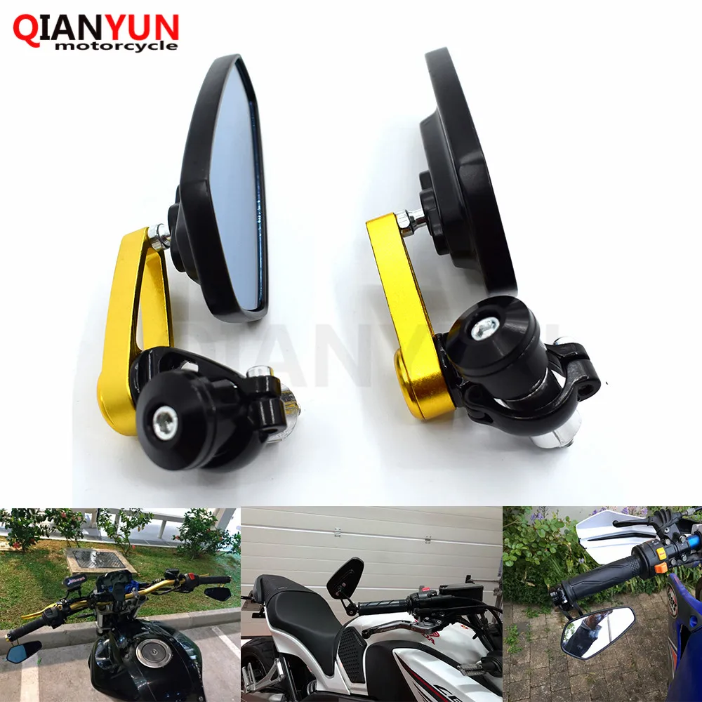 

Universal 7/8"" 22mm handle bar motorcycle bar end mirror Motorcycle Mirror for Honda VFR800 CBR1100XX BLACKBIRD ST1300 ST1300A