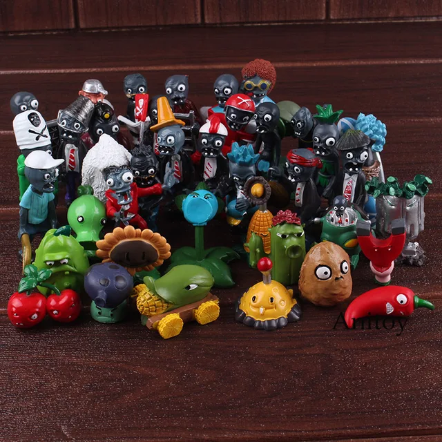 Cheap PVZ Plants vs Zombies PVC Plants vs Zombies Decorations Collectible Model Toys Figure 3-8.5cm 8pcs/set
